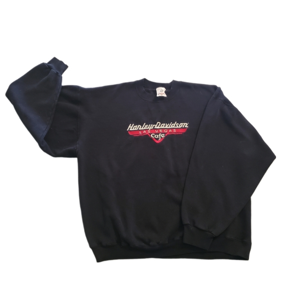 Vintage Harley Davidson Cafe Sweatshirt XXL